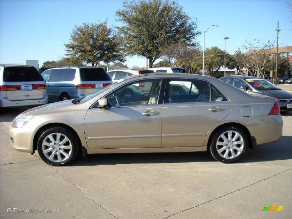 2006 Accord EX-L V6 Sedan - Desert Mist Metallic / Ivory photo #8
