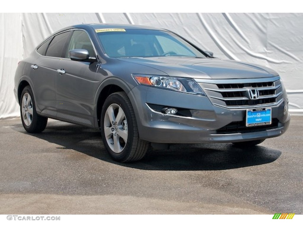 2012 Accord Crosstour EX - Polished Metal Metallic / Black photo #1