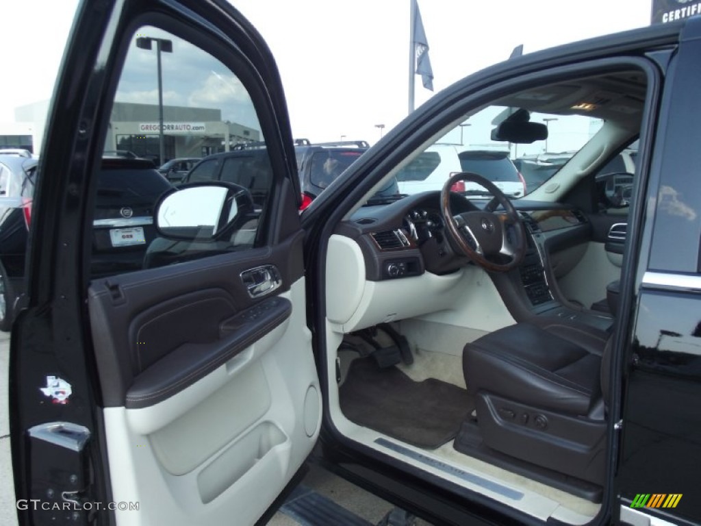 Cocoa/Very Light Linen Interior 2009 Cadillac Escalade Platinum AWD Photo #69303095