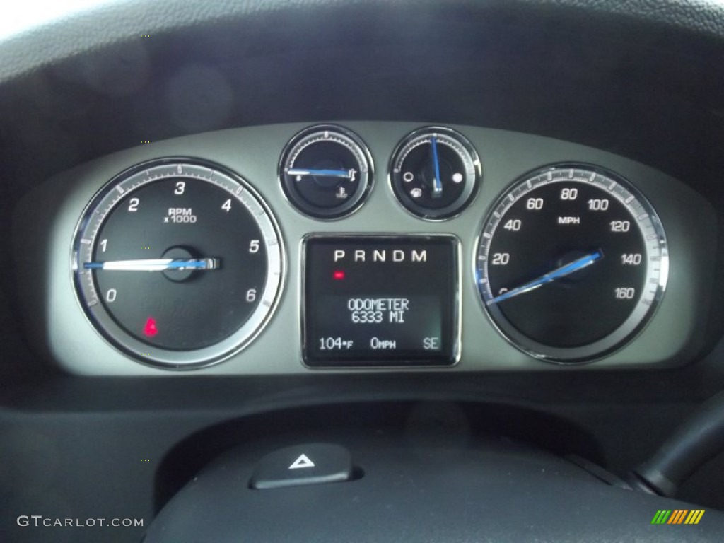 2012 Cadillac Escalade EXT Premium AWD Gauges Photo #69303599