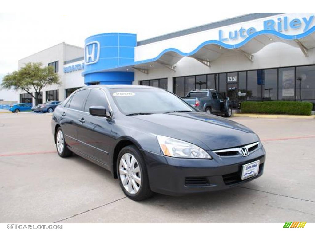 2006 Accord EX-L V6 Sedan - Graphite Pearl / Gray photo #1