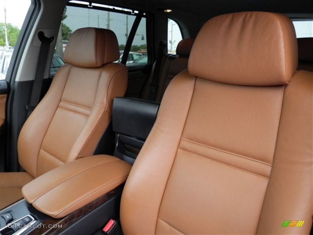 Saddle Brown Nevada Leather Interior 2009 BMW X5 xDrive30i Photo #69304544