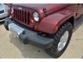 2008 Red Rock Crystal Pearl Jeep Wrangler Unlimited Sahara  photo #11