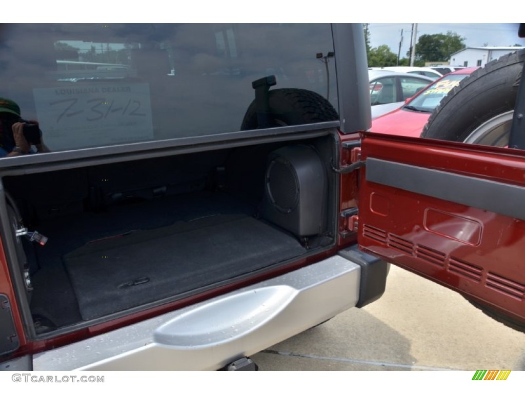 2008 Wrangler Unlimited Sahara - Red Rock Crystal Pearl / Dark Slate Gray/Med Slate Gray photo #20