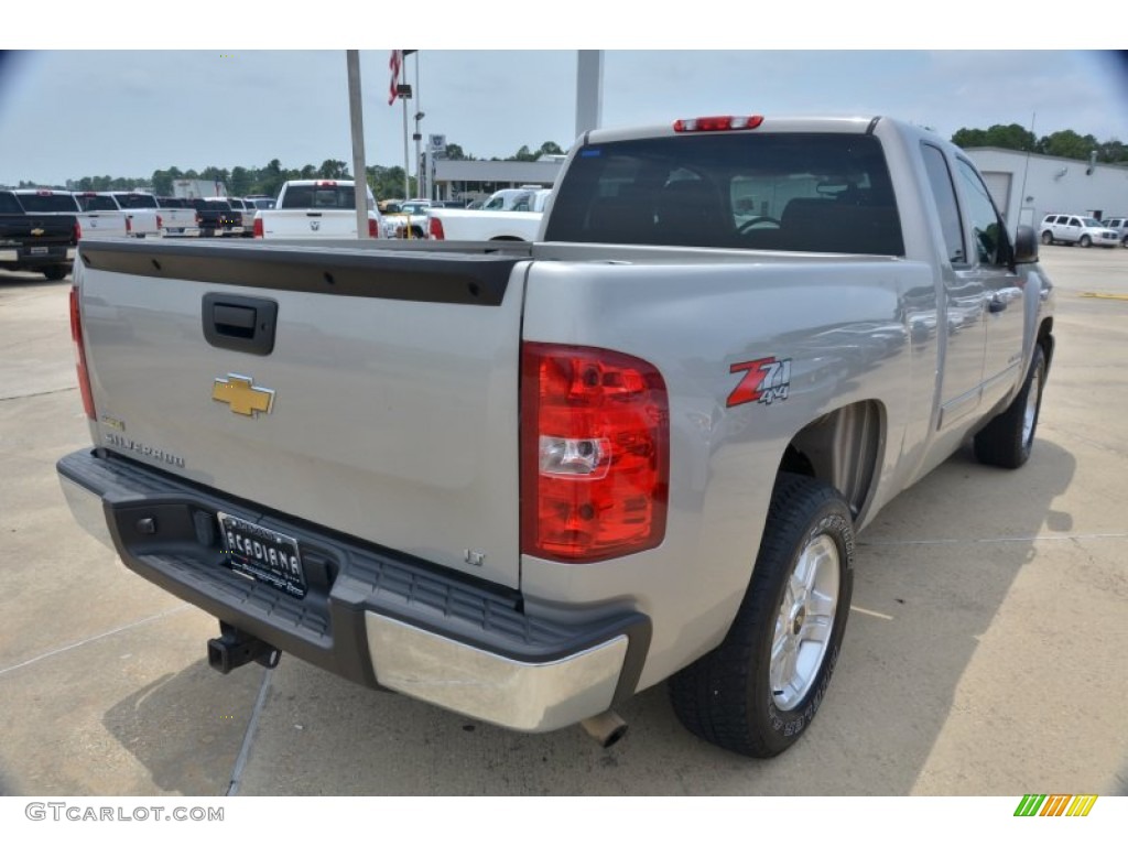 2009 Silverado 1500 LT Extended Cab 4x4 - Silver Birch Metallic / Ebony photo #7