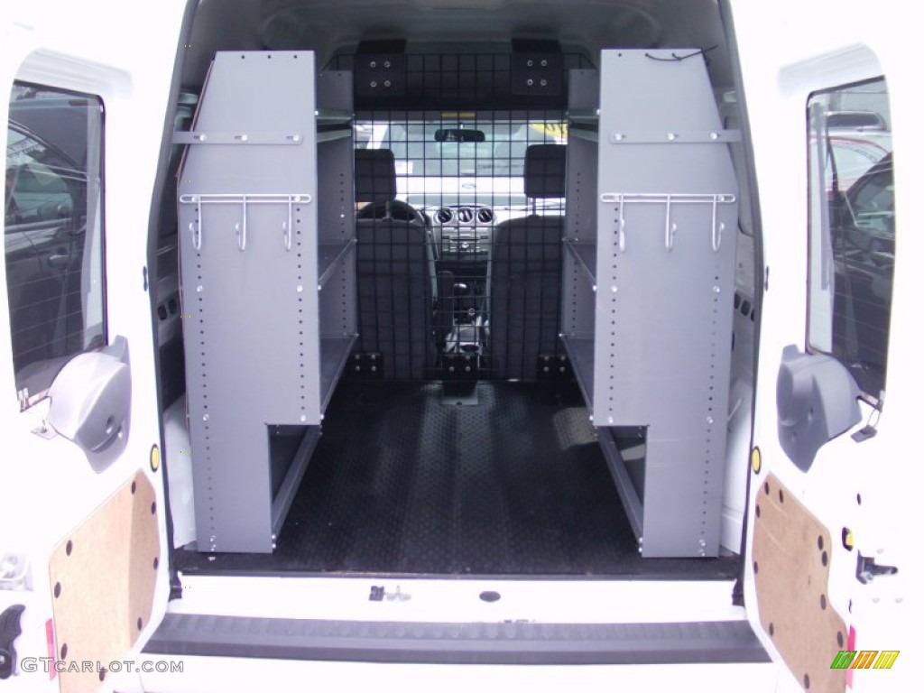 2010 Transit Connect XLT Cargo Van - Frozen White / Dark Gray photo #5