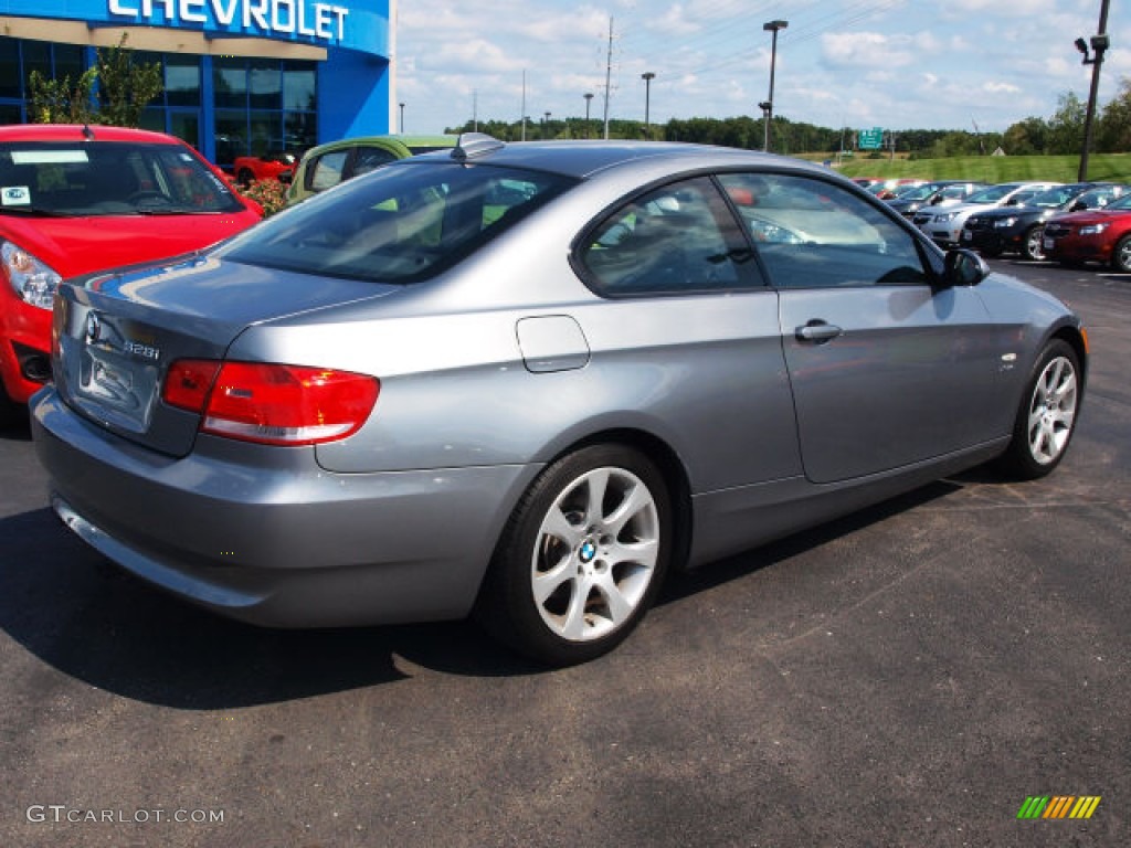 2009 3 Series 328xi Coupe - Space Grey Metallic / Black photo #3