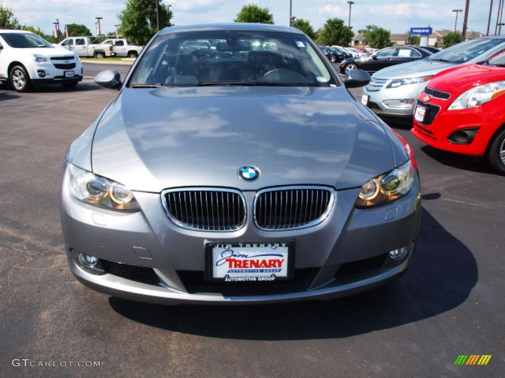 2009 3 Series 328xi Coupe - Space Grey Metallic / Black photo #8