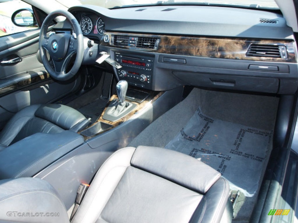 2009 3 Series 328xi Coupe - Space Grey Metallic / Black photo #10