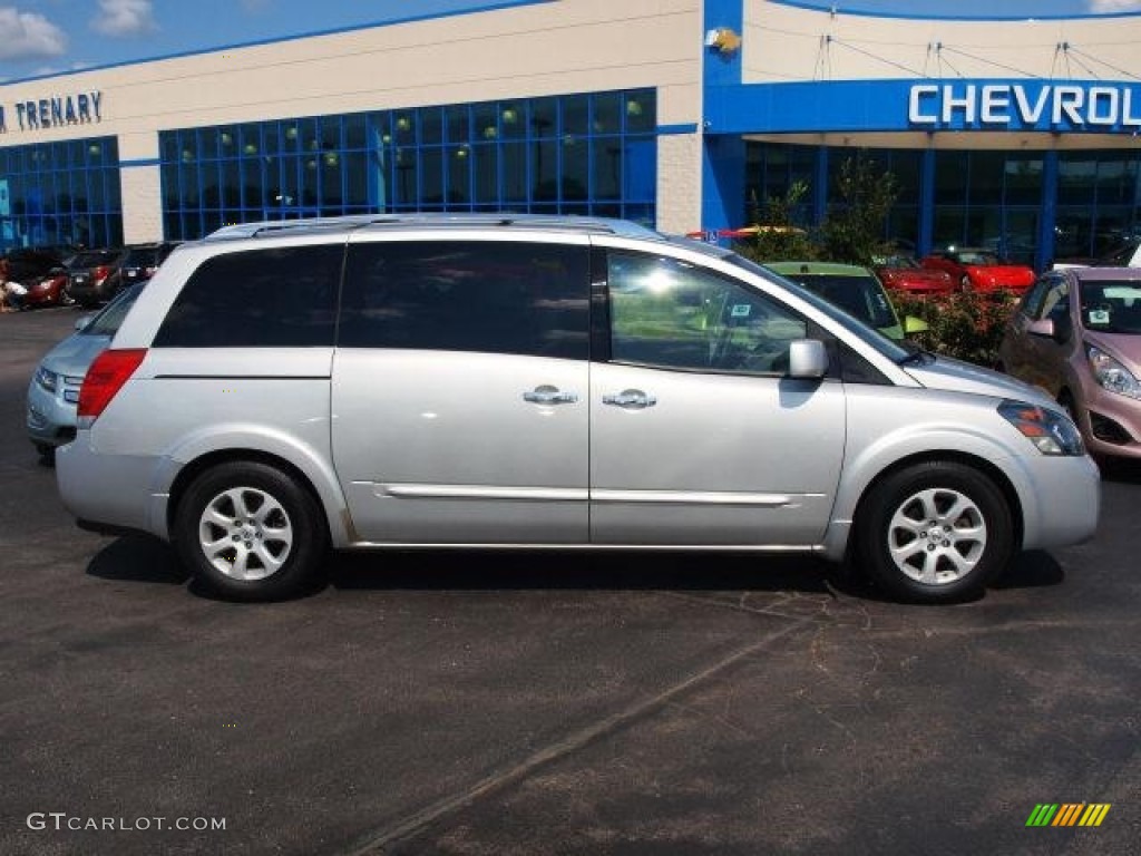 Radiant Silver Metallic Nissan Quest