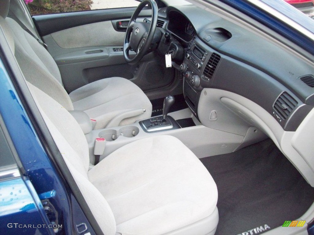 2008 Optima LX - Deep Ocean Blue / Gray photo #6