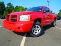 Flame Red 2007 Dodge Dakota ST Club Cab