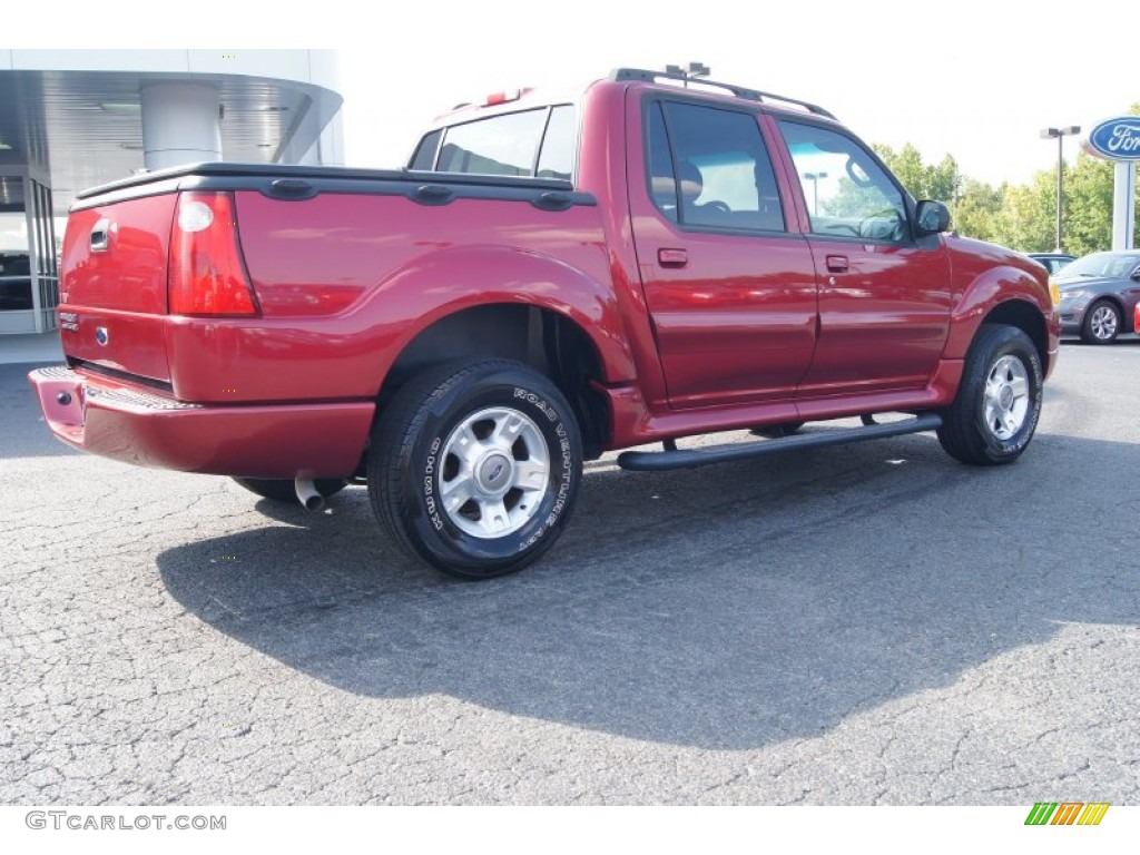 2005 Explorer Sport Trac XLT - Red Fire / Medium Dark Flint photo #3