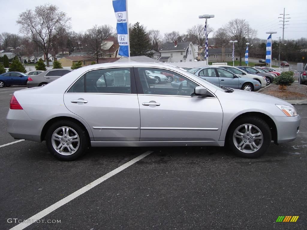 2006 Accord EX Sedan - Alabaster Silver Metallic / Black photo #6