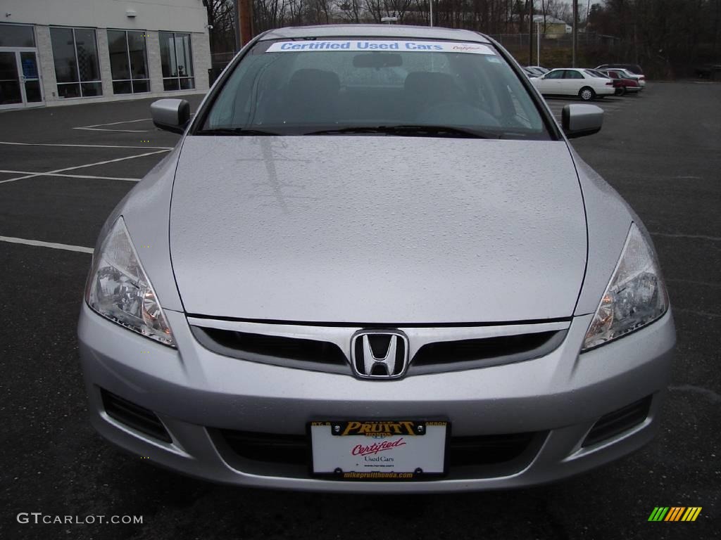 2006 Accord EX Sedan - Alabaster Silver Metallic / Black photo #8