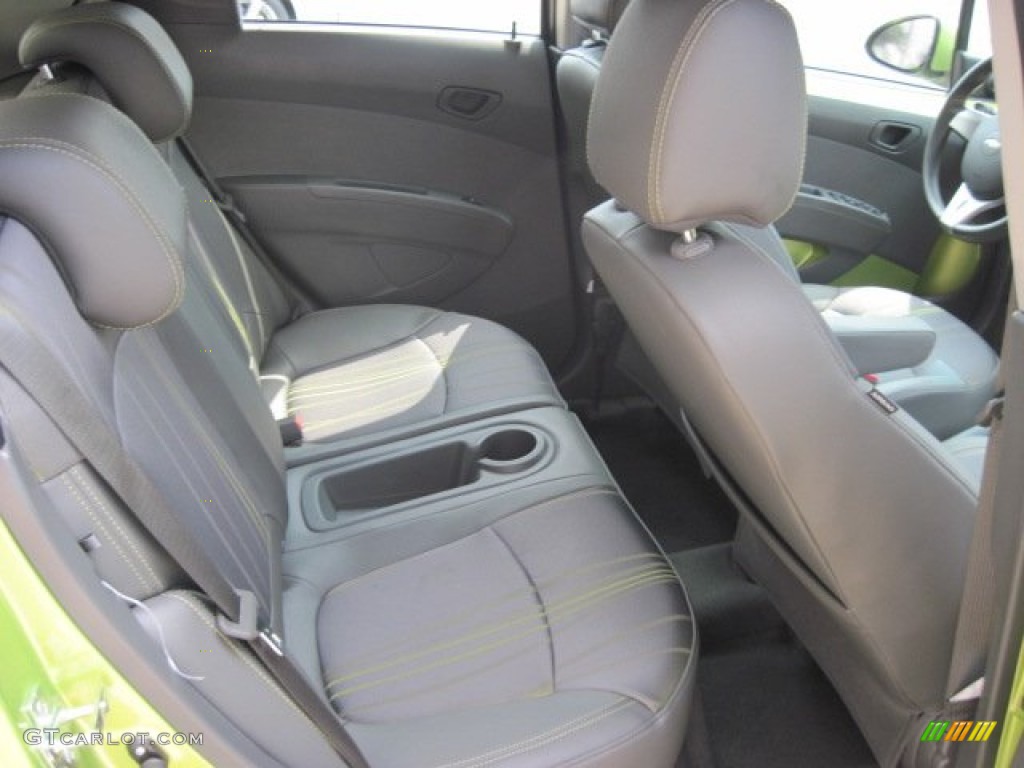 Green/Green Interior 2013 Chevrolet Spark LS Photo #69310179
