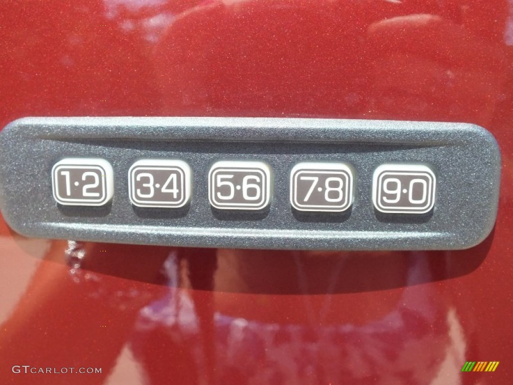 2012 F250 Super Duty Lariat Crew Cab 4x4 - Autumn Red Metallic / Adobe photo #14
