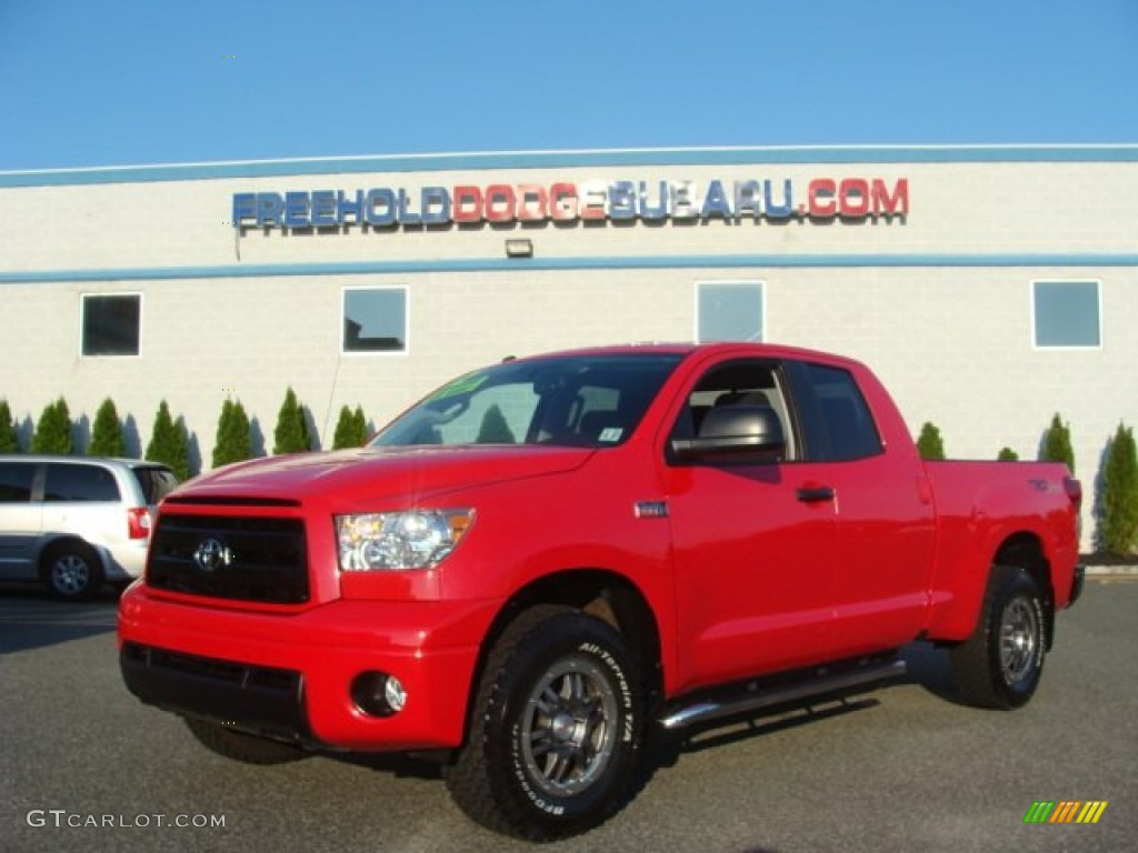 2012 Tundra TRD Rock Warrior Double Cab 4x4 - Radiant Red / Black photo #1