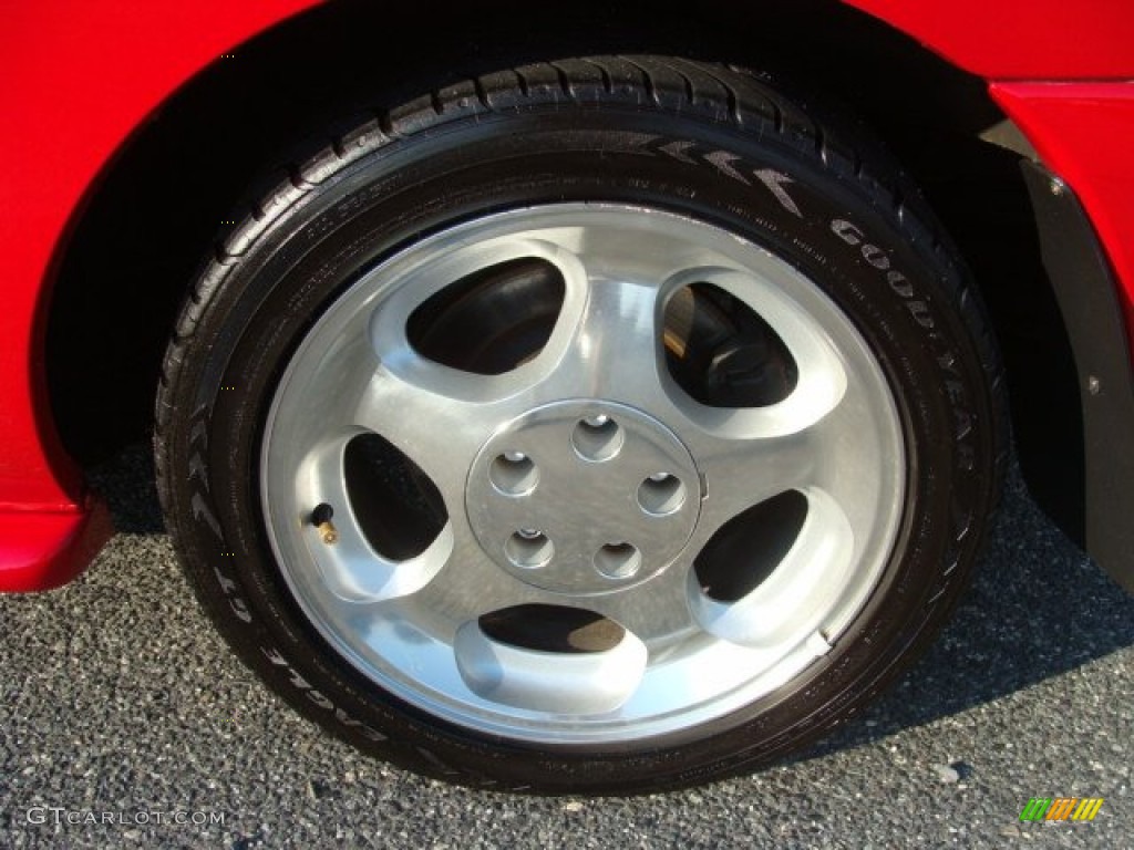 1995 Mustang SVT Cobra Coupe - Rio Red / Saddle photo #6