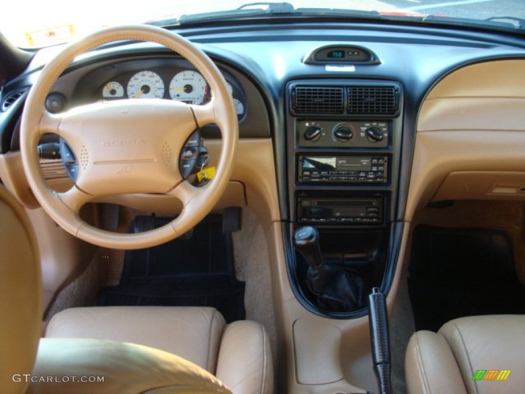 1995 Mustang SVT Cobra Coupe - Rio Red / Saddle photo #10