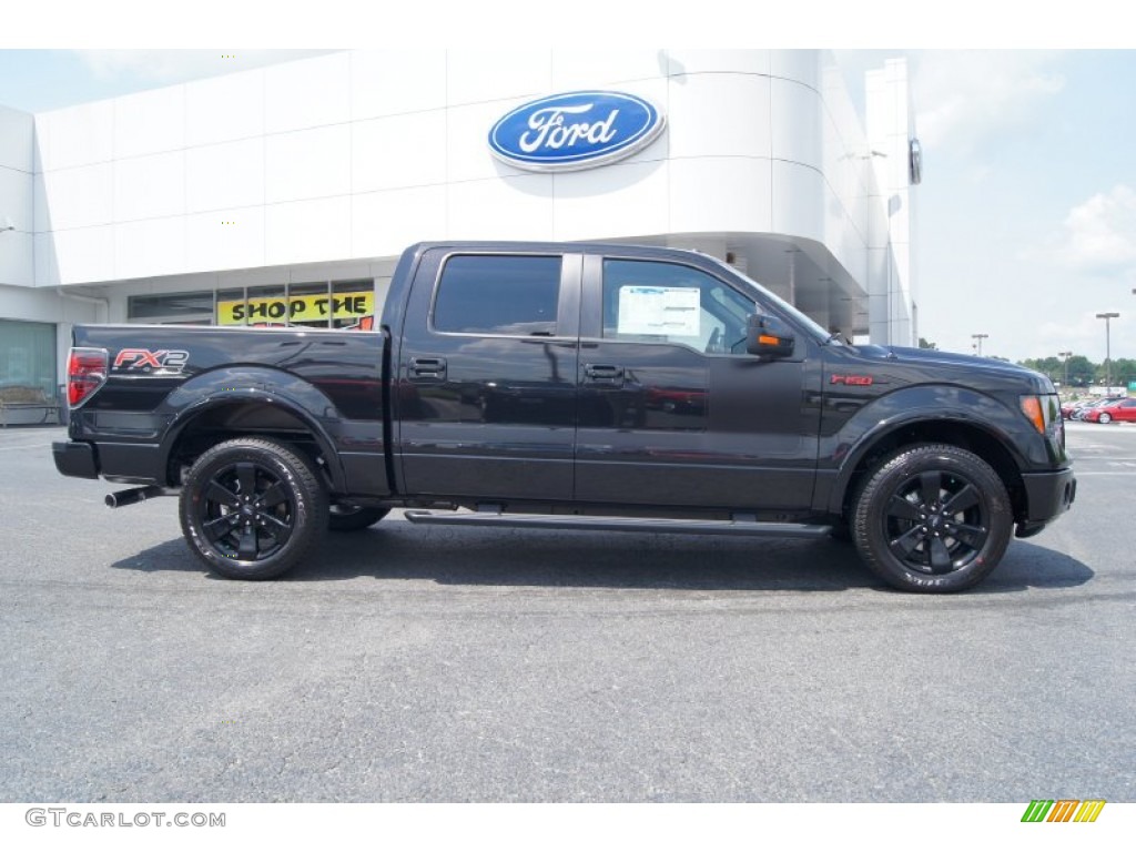 Tuxedo Black Metallic 2012 Ford F150 FX2 SuperCrew Exterior Photo #69311487