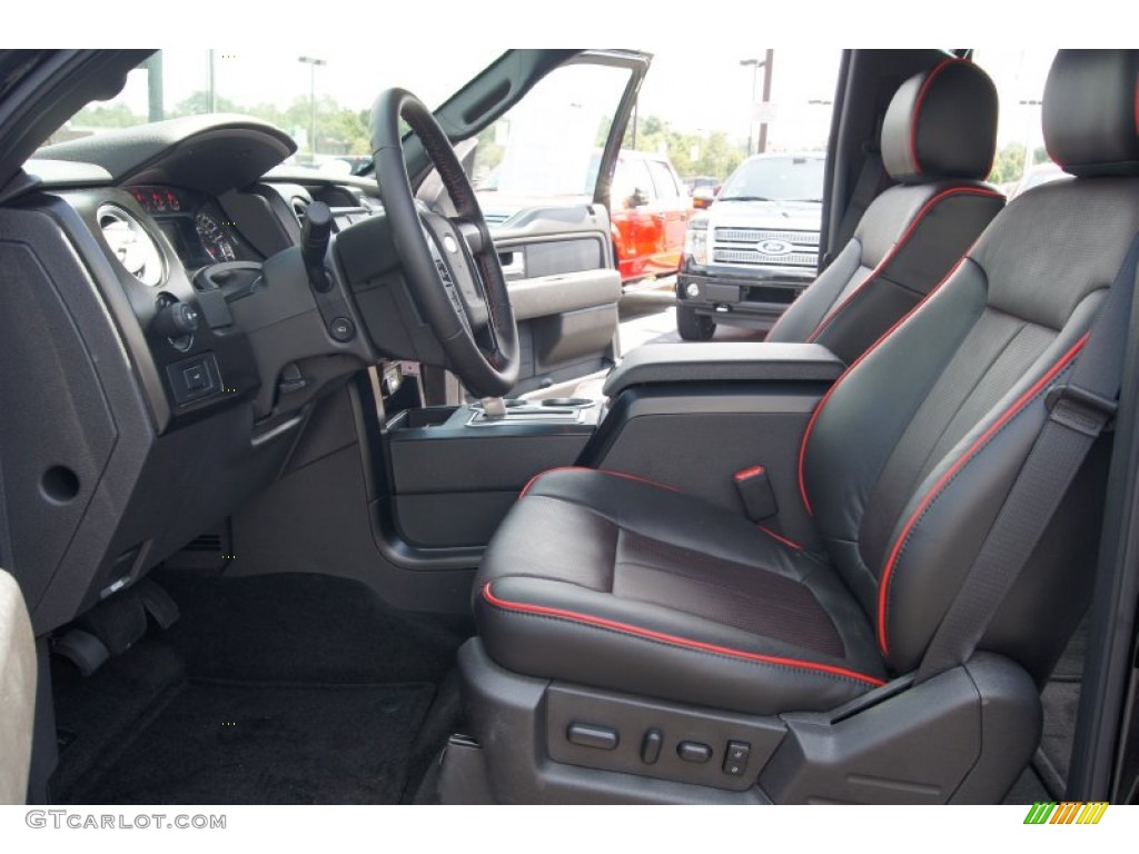 FX Sport Appearance Black/Red Interior 2012 Ford F150 FX2 SuperCrew Photo #69311547