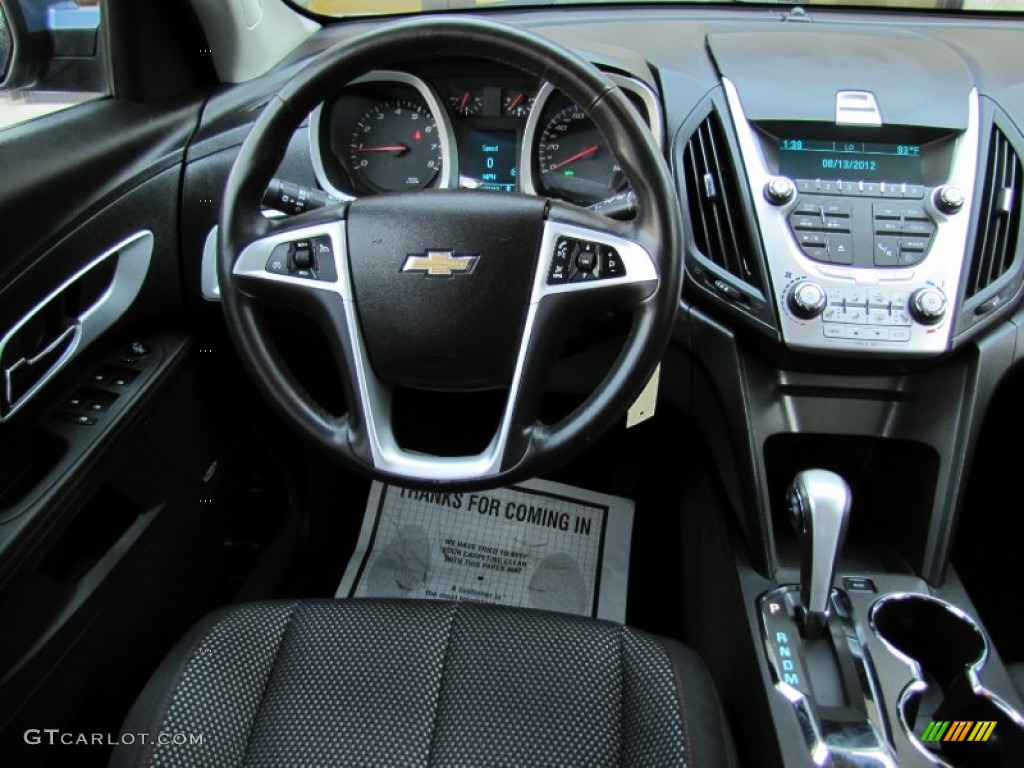 2011 Equinox LT AWD - Twilight Blue Metallic / Light Titanium/Jet Black photo #9