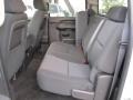 2010 GMC Sierra 2500HD Light Titanium Interior Rear Seat Photo