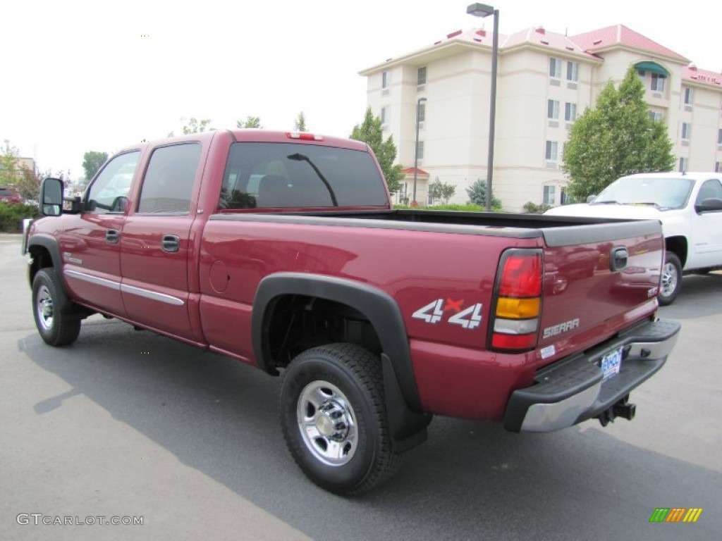 2007 Sierra 2500HD Classic SLT Crew Cab 4x4 - Sport Red Metallic / Medium Gray photo #5