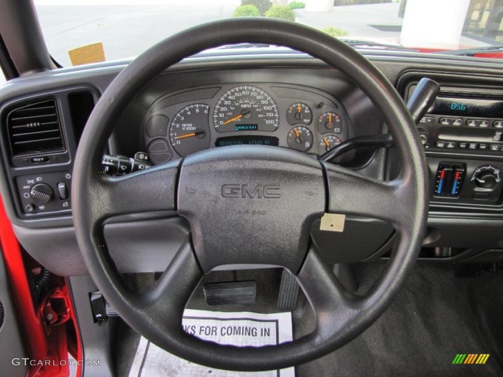 2004 GMC Sierra 1500 SLE Regular Cab Steering Wheel Photos