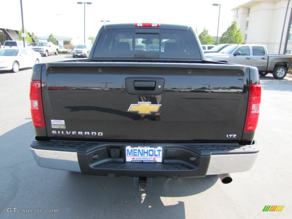 2009 Silverado 1500 LTZ Crew Cab 4x4 - Black Granite Metallic / Ebony photo #6