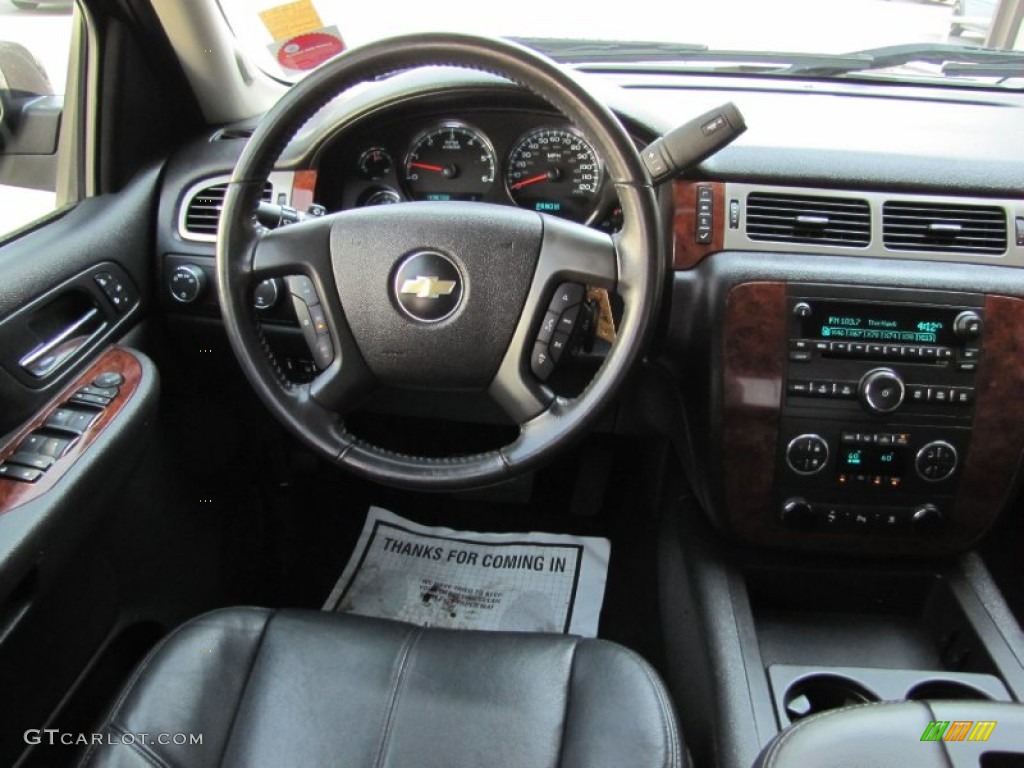 2009 Chevrolet Silverado 1500 LTZ Crew Cab 4x4 Ebony Dashboard Photo #69314439