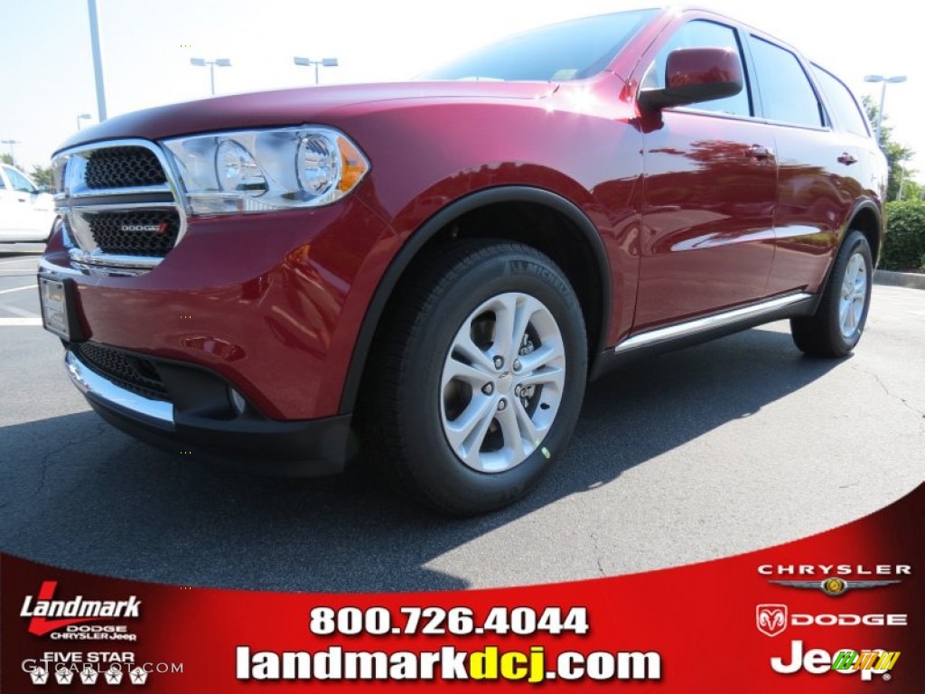 Deep Cherry Red Crystal Pearl Dodge Durango