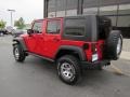 2009 Flame Red Jeep Wrangler Unlimited X 4x4  photo #24