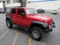 2009 Flame Red Jeep Wrangler Unlimited X 4x4  photo #25