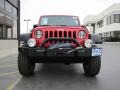 2009 Flame Red Jeep Wrangler Unlimited X 4x4  photo #27