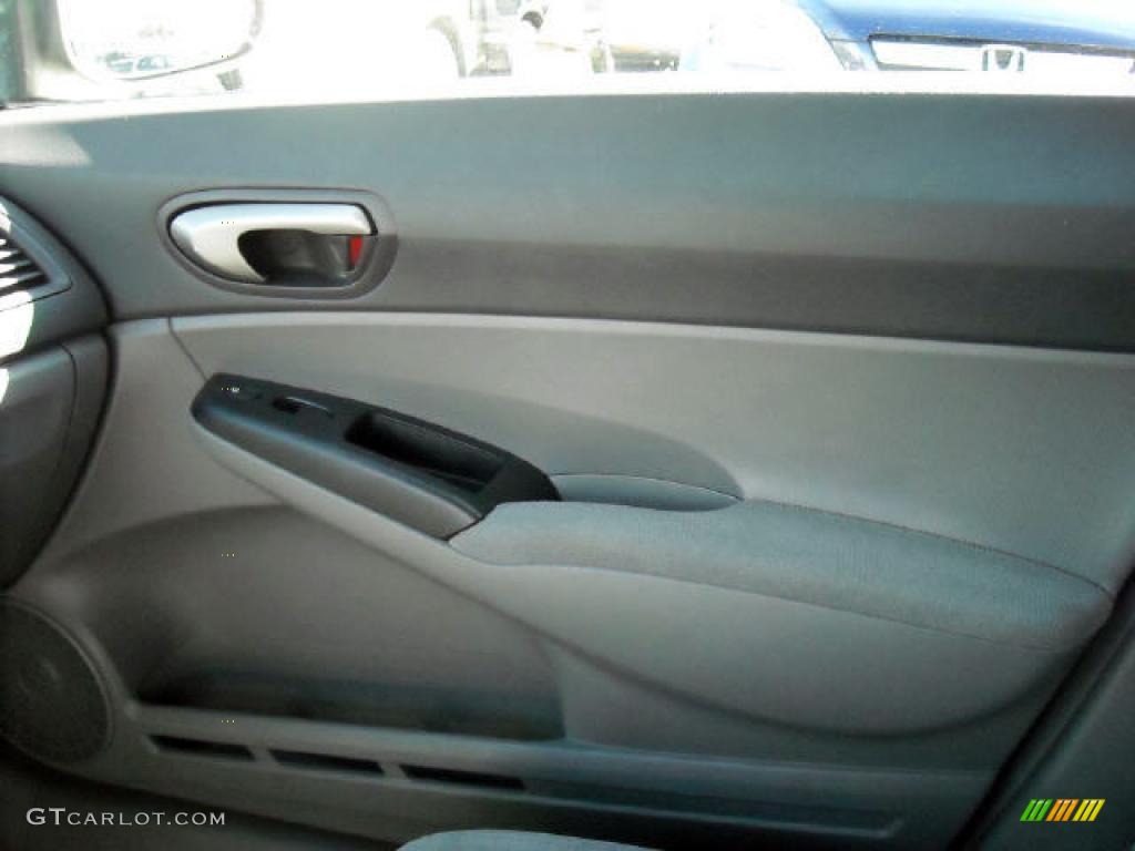 2006 Civic LX Sedan - Galaxy Gray Metallic / Gray photo #16