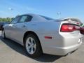 2012 Bright Silver Metallic Dodge Charger SE  photo #2