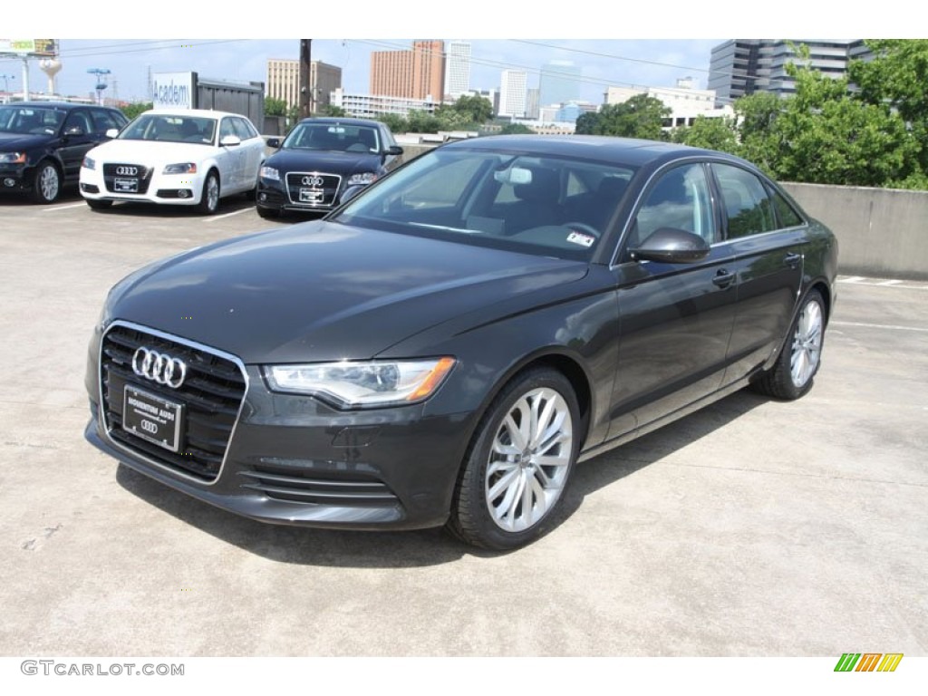 2013 A6 2.0T Sedan - Oolong Gray Metallic / Black photo #3