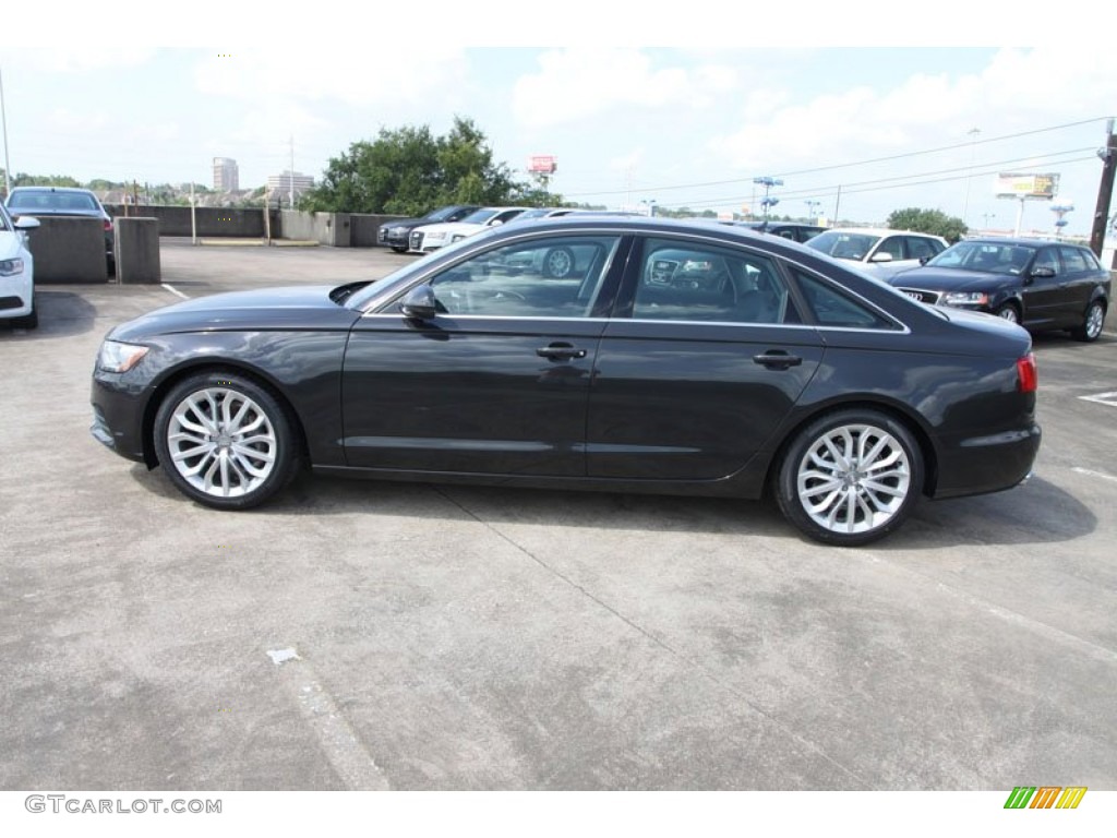 2013 A6 2.0T Sedan - Oolong Gray Metallic / Black photo #5