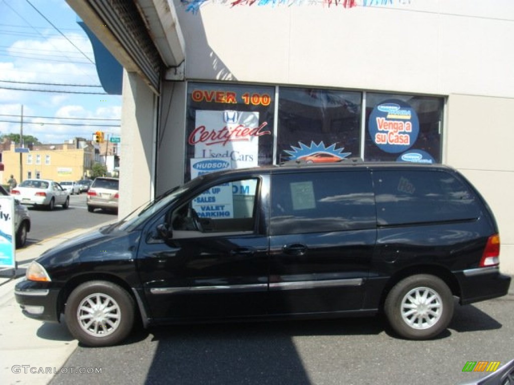 2000 Windstar SE - Black / Medium Parchment photo #3