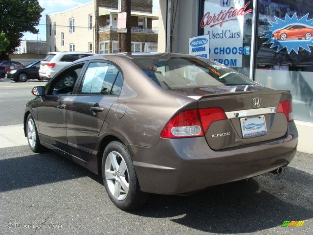 2010 Civic LX-S Sedan - Urban Titanium Metallic / Black photo #4