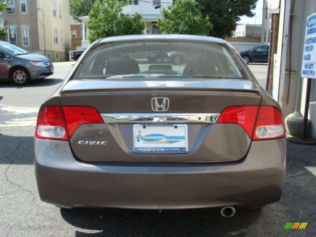 2010 Civic LX-S Sedan - Urban Titanium Metallic / Black photo #5