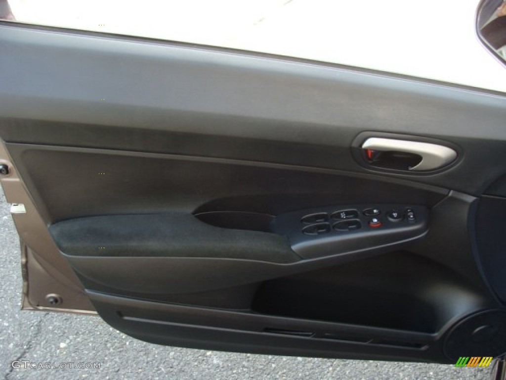 2010 Civic LX-S Sedan - Urban Titanium Metallic / Black photo #6
