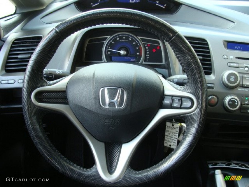 2010 Civic LX-S Sedan - Urban Titanium Metallic / Black photo #10