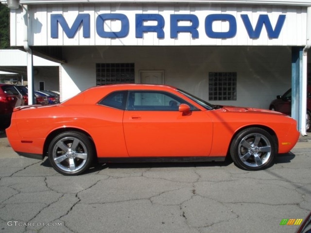 2009 Challenger R/T - HEMI Orange / Dark Slate Gray photo #1