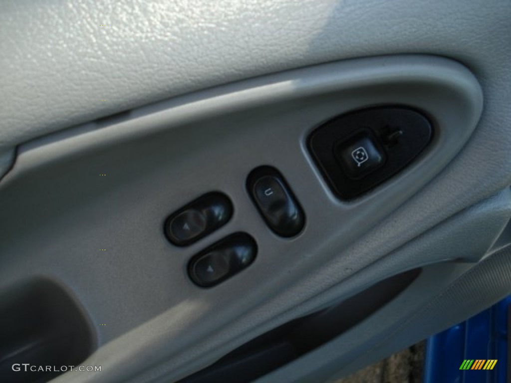 1998 Mustang V6 Coupe - Bright Atlantic Blue / Medium Graphite photo #15