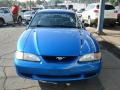 1998 Bright Atlantic Blue Ford Mustang V6 Coupe  photo #23