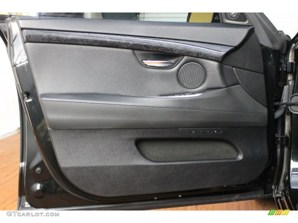 2010 BMW 5 Series 550i Gran Turismo Black Door Panel Photo #69321240