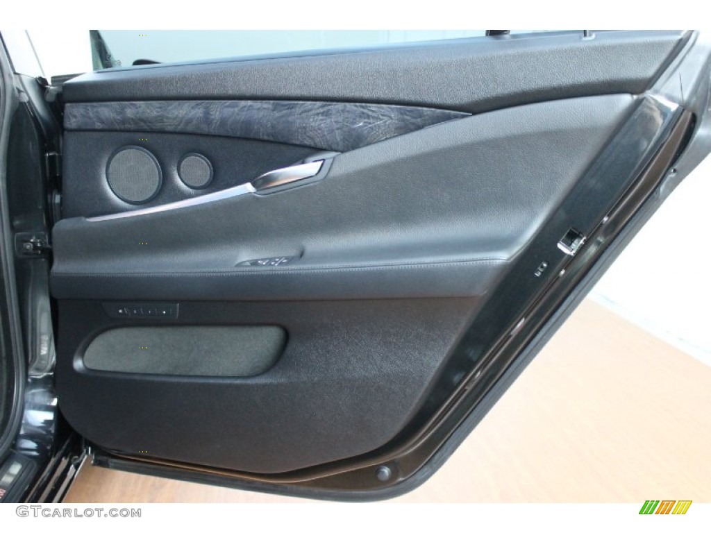 2010 BMW 5 Series 550i Gran Turismo Black Door Panel Photo #69321267